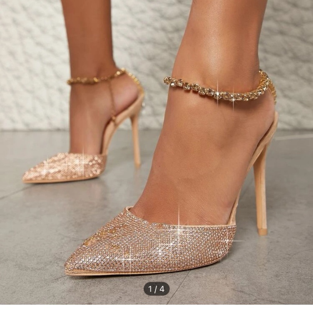 Beautiful Crystal Shoes from SHEIN